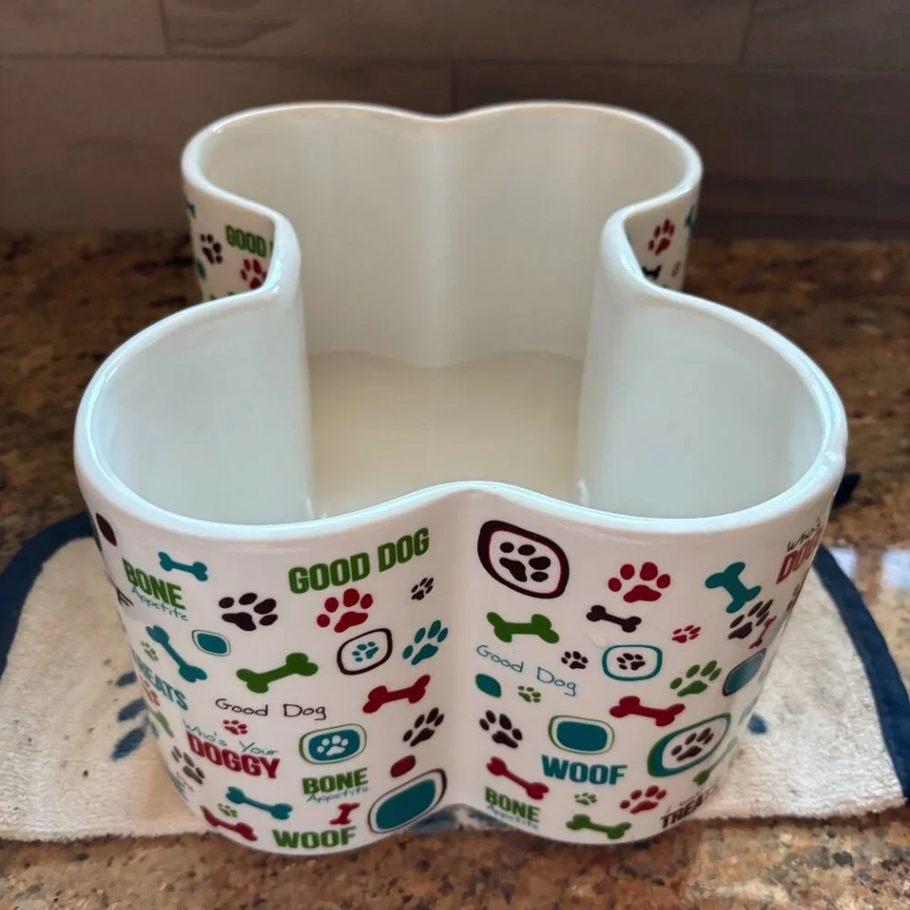 Ceramic Dog Treat Container